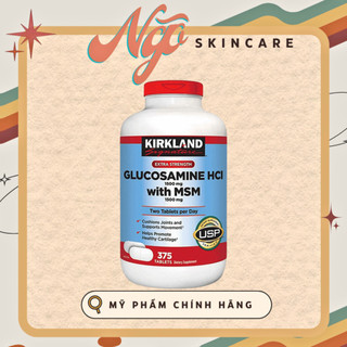 Viên Uống Phục Hồi Xương Khớp KIRKLAND - GLUCOSAMINE HCL 1500mg WITH MSM 1500mg , Hỗ Trơ Phục Hồi Sụn khớp
