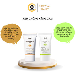 Kem chống nắng DrG Brightening Up/ Green Milk Up