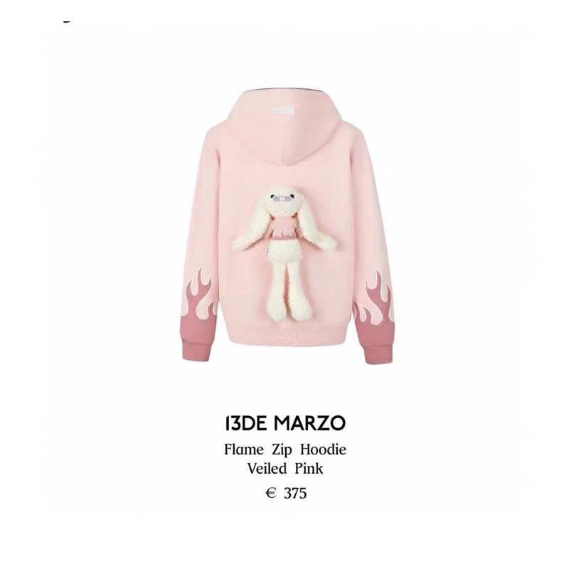 Phông  Phong cách mới🆕🆕13DEMAR2023 áo len có mũ trùm đầu hình ngọn lửa búp bê ba chiều 🉑️