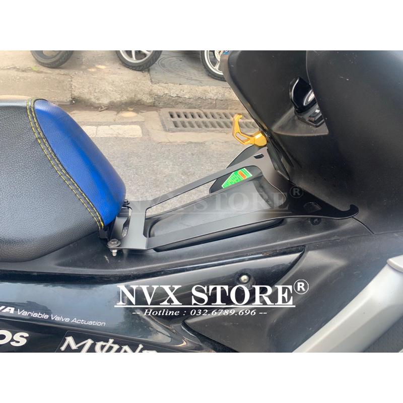 Baga giữa NVX dạng bản CNC Đen