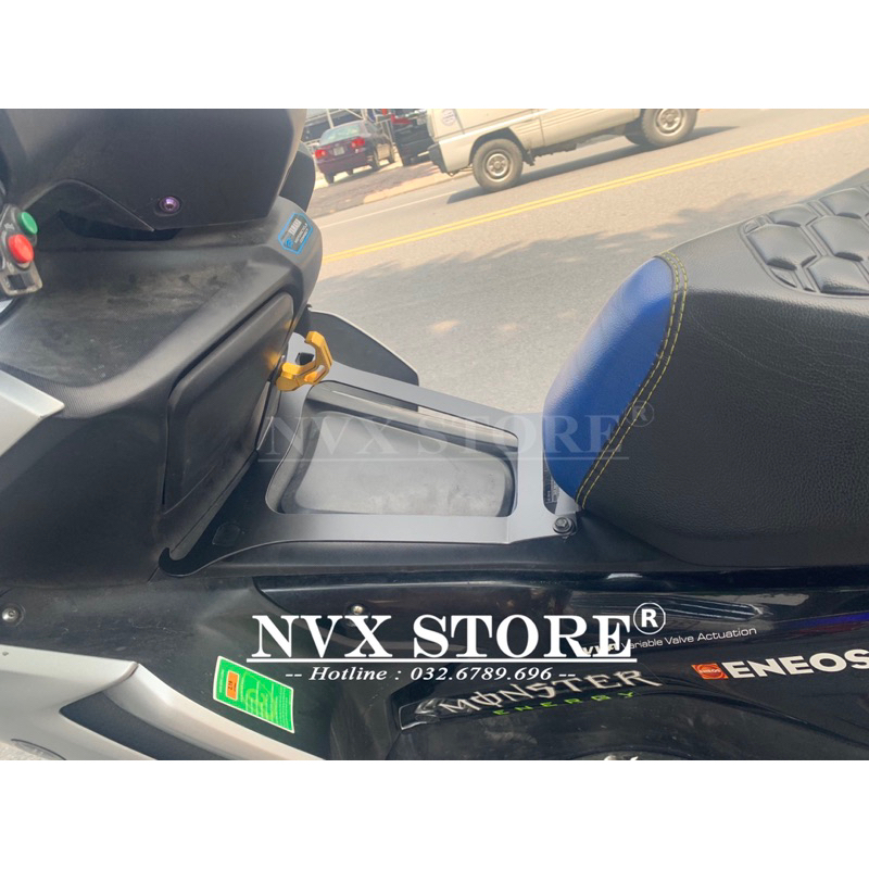 Baga giữa NVX dạng bản CNC Đen