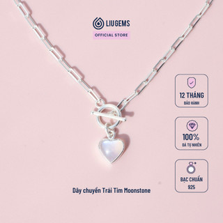 Dây Chuyền Bạc Nữ 925 Liugems Trái Tim Phong Cách Cá Tính, Năng Động DC28
