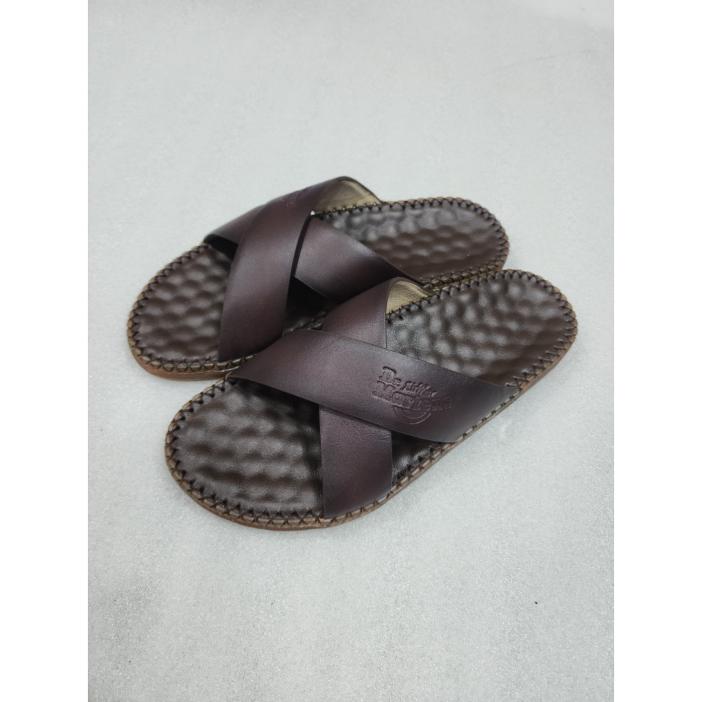 DÉP NAM DA BÒ CAO CẤP QUAI CHÉO CHỮ X MỚI