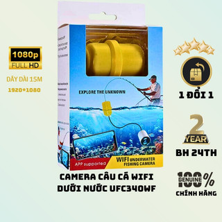 Camera câu cá wifi dưới nước UFC340WF -Thiết bị quan sát hỗ trợ câu cá siêu rõ nét 1080P, dây dài 15M, BH 12 tháng