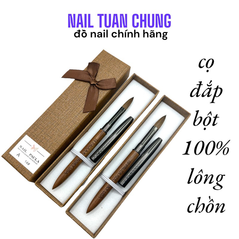 Cọ Đắp Bột PAULA Kolinsky USA Hàng Chuẩn