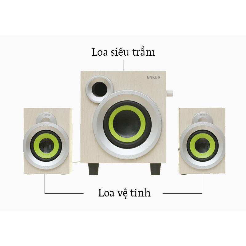 Loa vi tính Enkor E300 Plus Công Suất 20W