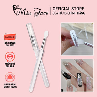 Cây silicon chà tráng gương- Cọ chà tráng gương nail có nắp cao cấp - cây chà tráng gương, phấn mắt