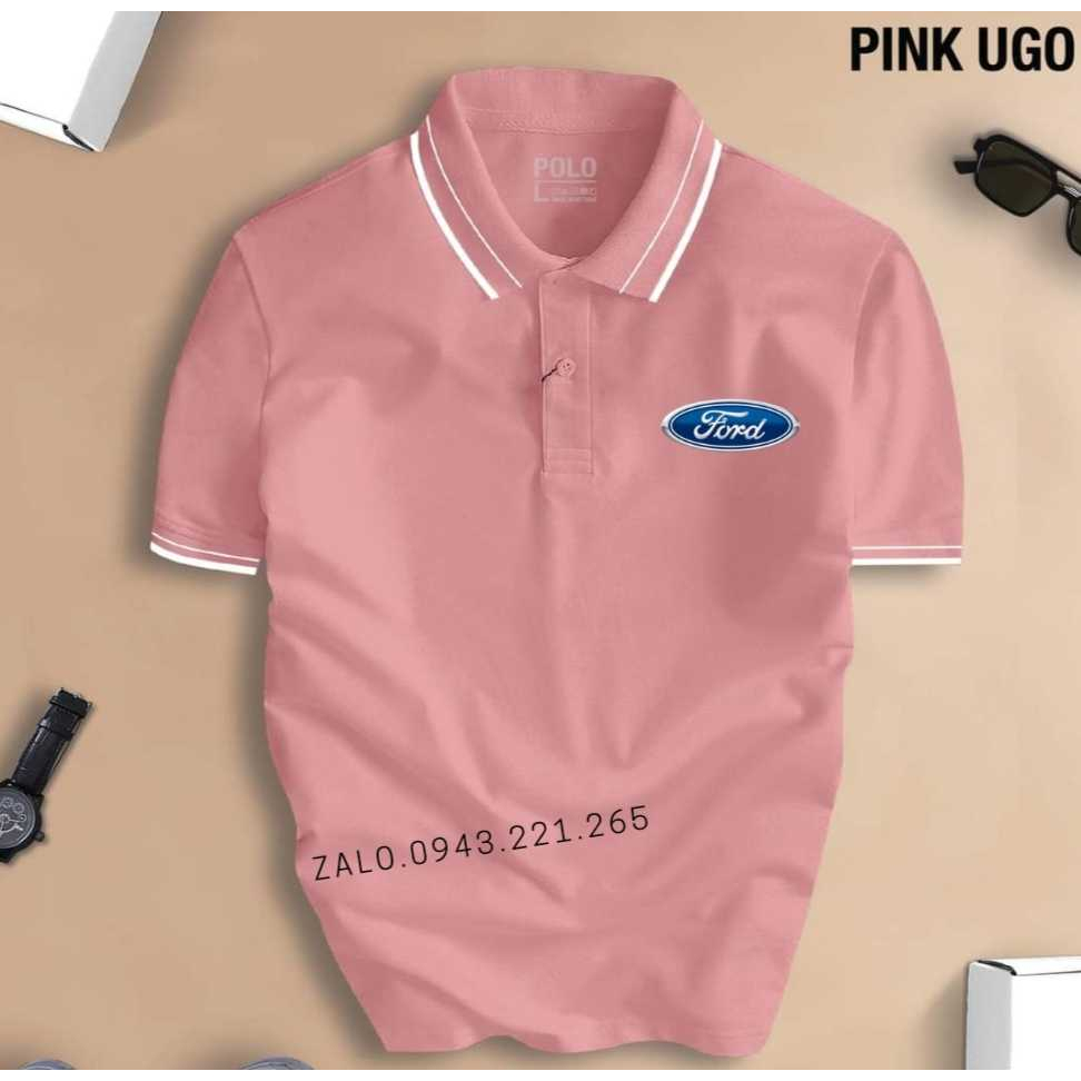 Áo Polo Nam Nữ xe ô tô Ford Cao Cấp Chuẩn Form, Trẻ Trung, Thấm Hút, Thanh Lịch