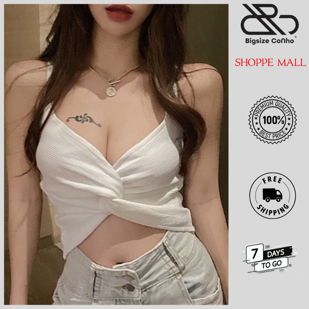 Áo Croptop Cúp Ngực Tôn Dáng Bigsize Cô Nhỏ 2 Dây Big Size Nữ Chất Thun Gân Co Giãn Tôn Vòng 1 Mã G117