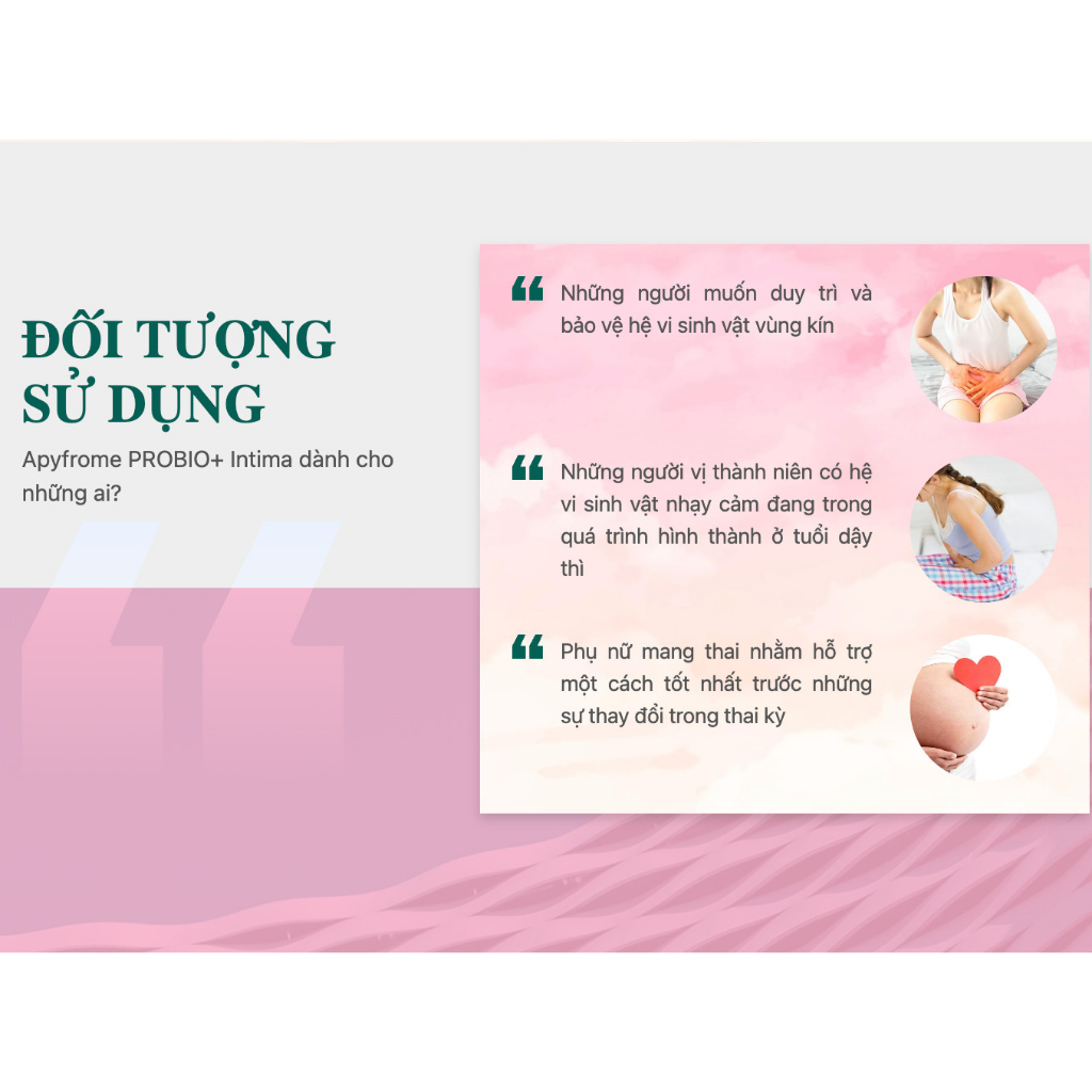 Men vi sinh phụ khoa thuần chay Apyforme chính hãng từ Pháp hộp 60 viên