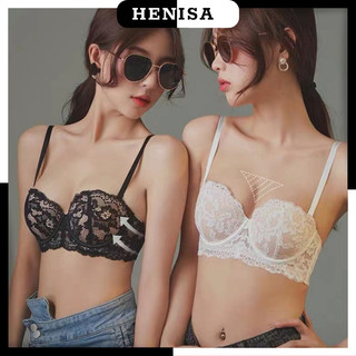  Áo Ngực Nữ Đúc Su Mút Mỏng HENISA Phối Ren Cao Cấp Có Gọng Ôm Form Cực Đẹp AMN-52 