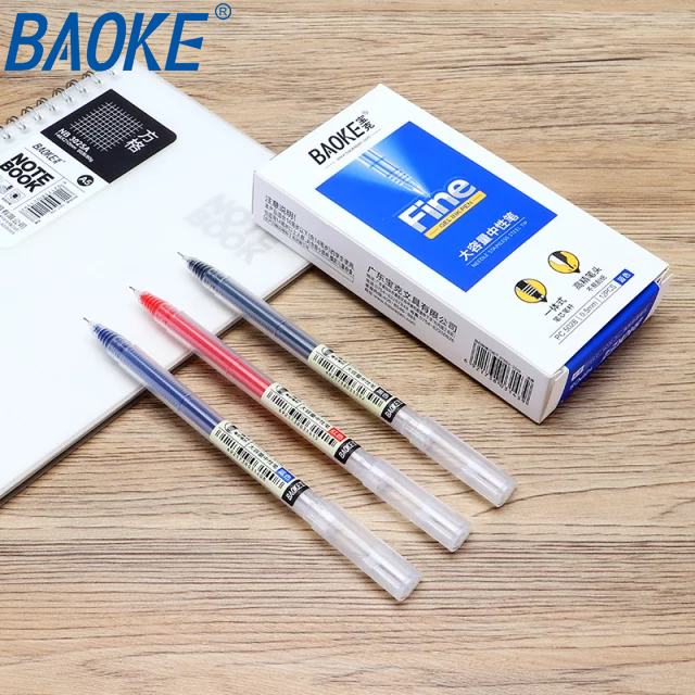 Bút bi nước mực gel Baoke PC5028 Ngòi 0.5 Nhiều Mực