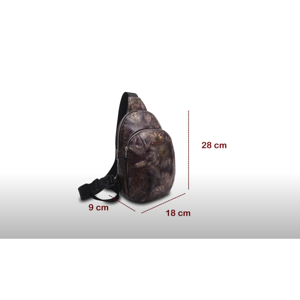 Rập túi đeo chéo cho nam, chuẩn phom.