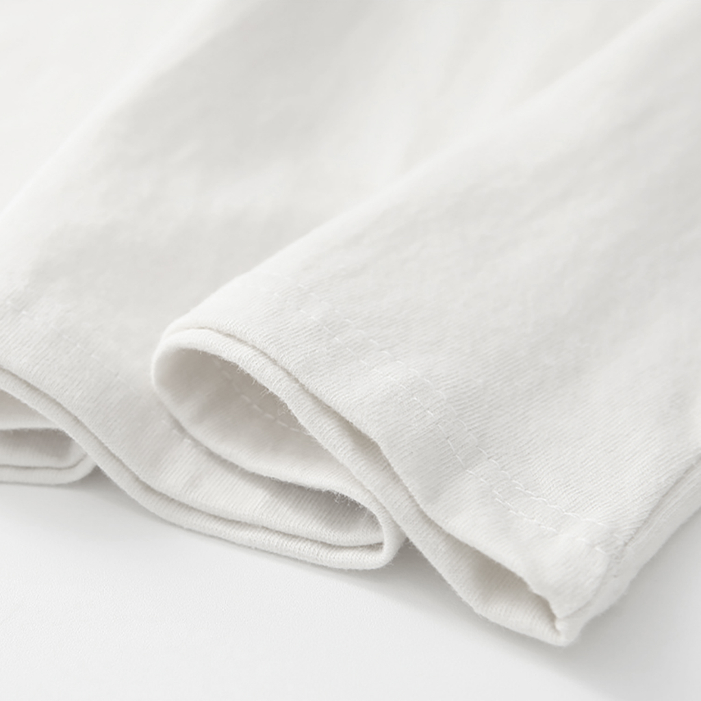 Áo dài tay bé trai trắng viền xanh in hình Captian MV BT224