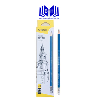 Bút chì gỗ 2b flexoffice fo-gp06/vn