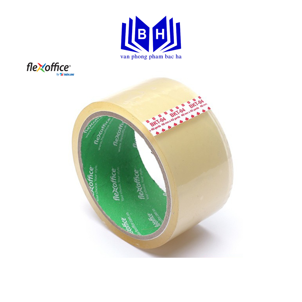 Băng Dính Trong FO-BKT04 37m - Băng Keo Đảm bảo độ dính cao, khả năng đàn hồi tốt - Hàng chính hãng