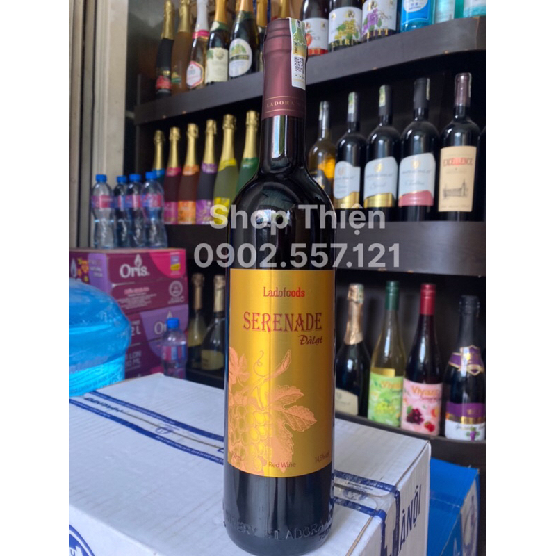 Vang Đà Lạt SERENADE 14.5% 750ml-Vang Đỏ