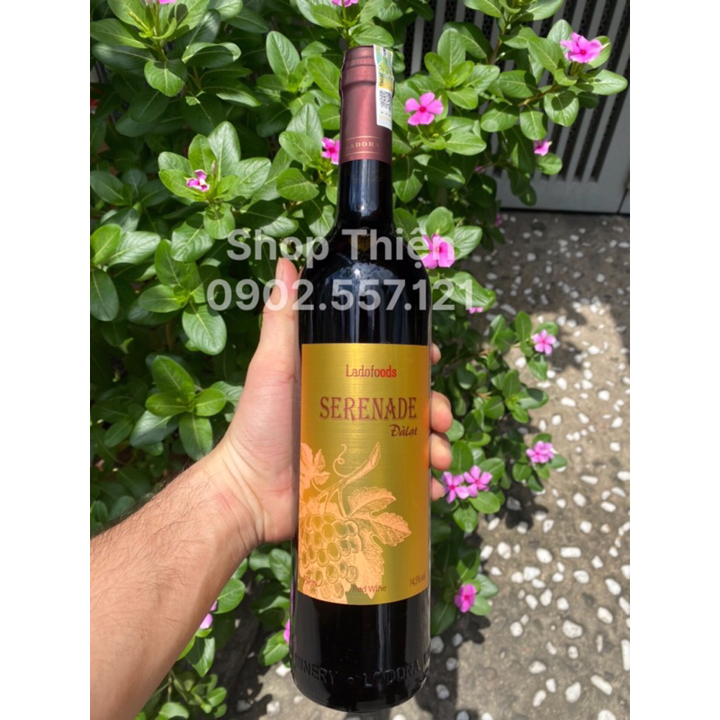 Vang Đà Lạt SERENADE 14.5% 750ml-Vang Đỏ