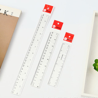 Thước kẻ nhựa trong suốt 15cm 20cm 30cm 🍀Clovershop68🍀