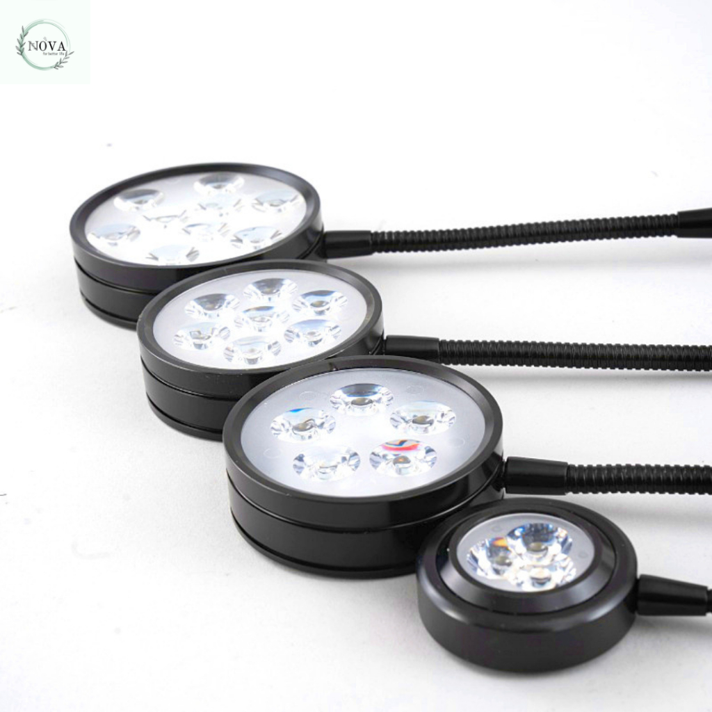 Đèn bể cá thuỷ sinh terrarium ,bóng led ánh sáng trắng công suất 3W ,5W ,7W.