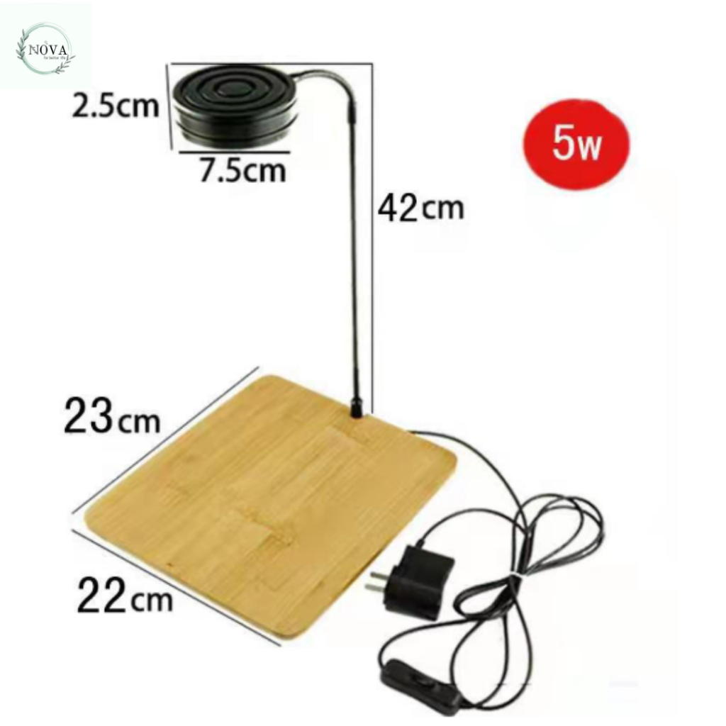 Đèn bể cá thuỷ sinh terrarium ,bóng led ánh sáng trắng công suất 3W ,5W ,7W.