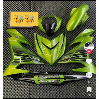 Tem xe Exciter 150 . Mẫu tem rời 3 lớp bóng cực chất