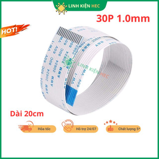 Cáp ffc 30p ngược 1.0mm dài 20cm loại 1 linh kiện hec