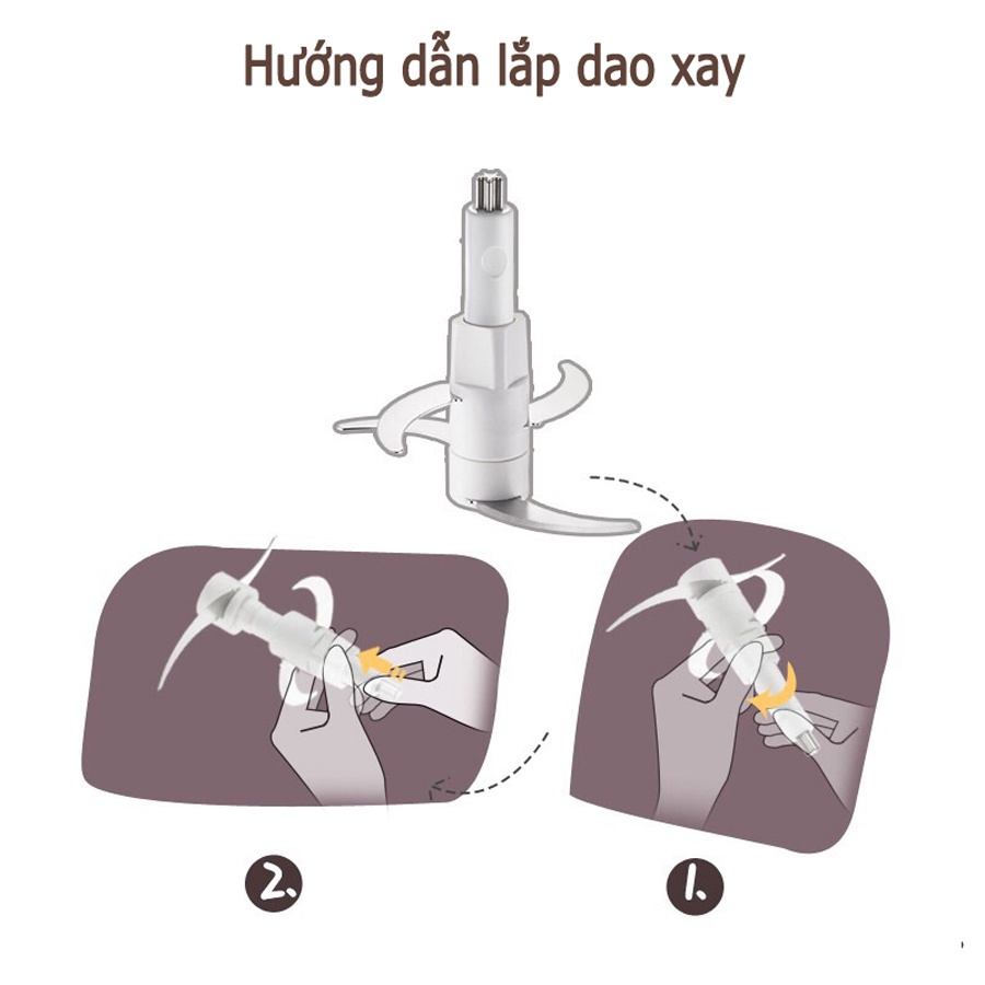 Lưỡi dao của máy xay thịt Bear 2L QSJ-B02Q1