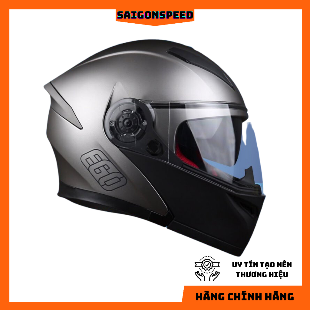 Nón bảo hiểm FULLFACE LẬT HÀM EGO E-9