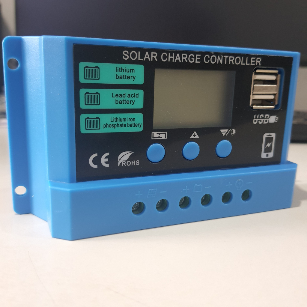 LOẠI TỐT sạc được nhiều loại ắc quy và pin lithium pin sắt] Điều khiển sạc năng lượng mặt trời PMW 12V 24V 30A