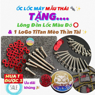 [HOT] TẶNG KÈM LÔNG ĐỀN LỐC MÁY - COMBO ỐC SALAYA LỐC MÁY THÁI 2023 CÁC LOẠI XE ( sau xe có ghi số lượng )