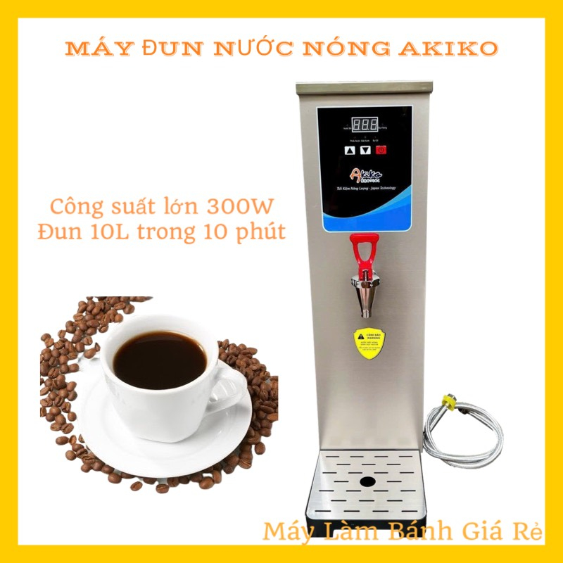 Máy đun nước nóng tự động Akiko dung tích 10L. Tự động cấp nước và đun nước siêu tốc - Bảo hành 12 Tháng