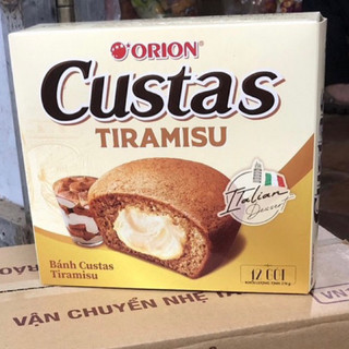 Bánh Custas Tiramisu Hộp 276g (12 gói)