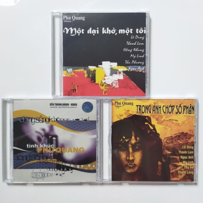 Bộ 3 cd Phú Quang phono