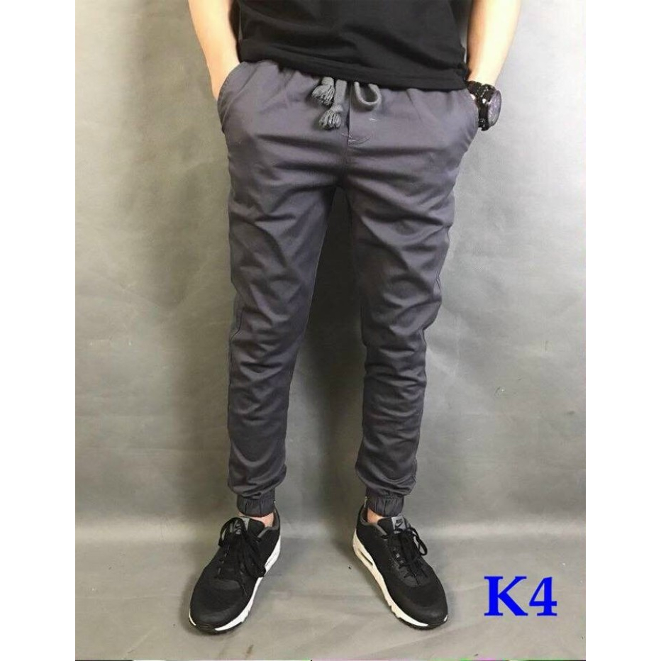 Quần Jogger Nam Nữ Trơn Basic Thun Kaki Phong Cách Thể Dục Thể Thao Năng Động Cá Tính Unisex