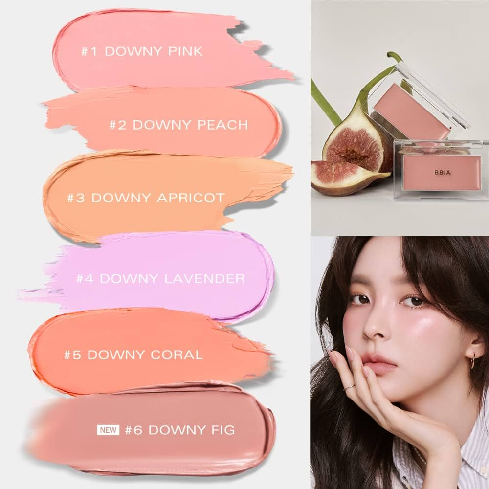 Má Hồng Dạng Kem Mềm Mịn, Chuẩn Màu Bbia Ready To Wear Downy Cheek 3.5g