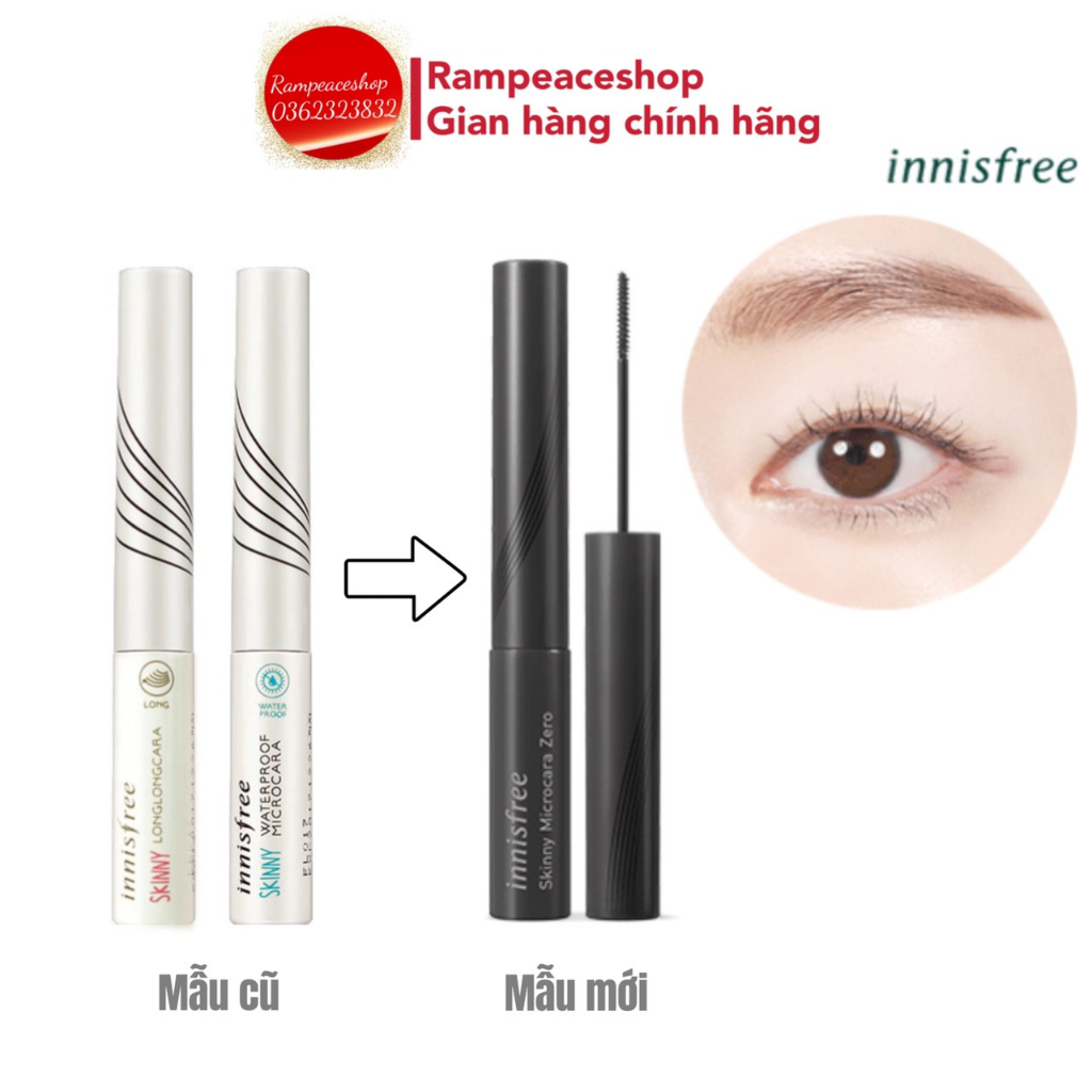 Mascara Innisfree Skinny Longlongcara - Skinny Microcara Zero