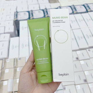 Sữa Rửa Mặt Beplain Mung Bean Greenful Ph-Balanced Cleansing Foam 80ml