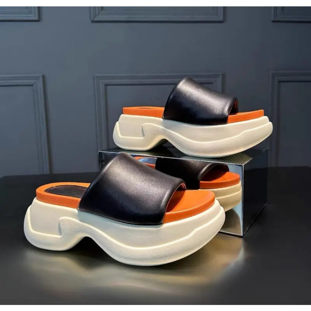 Dép bánh mì phối màu