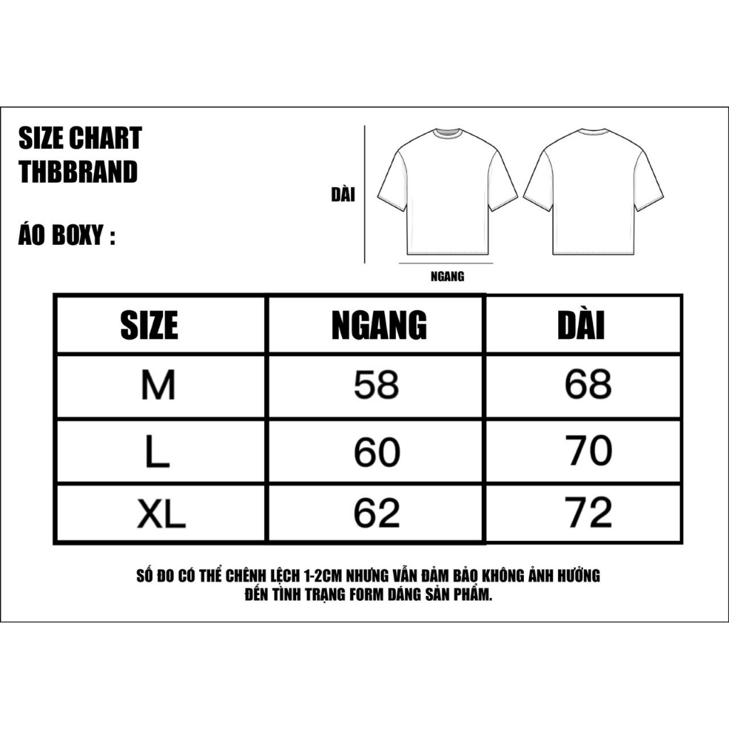 Áo thun BOXY 100% COTTON 300GSM - in nổi cao thành basic  - phong cách streetstyle nam nữ - THBBRAND