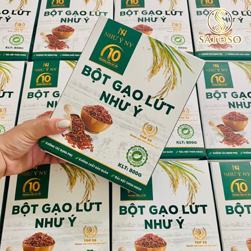 Bột gạo lứt Như Ý 800g tác dụng giảm cân, lợi sữa giúp cơ thể nhẹ nhàng