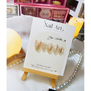Nailbox ẩn xà cừ loang thạch hồng tráng gương rs91
