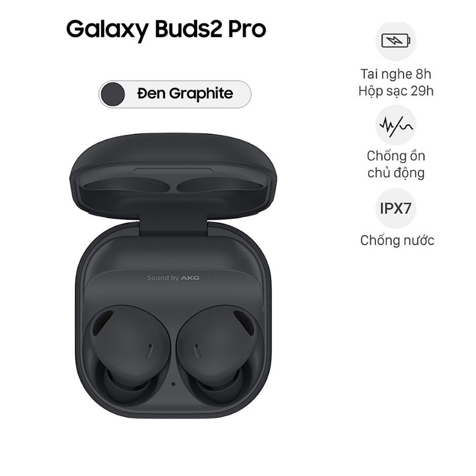 Tai nghe bluetooth Galaxy Buds 2 Pro công nghệ mới chống thấm nước âm thanh tuyệt vời TECHZONE MALL