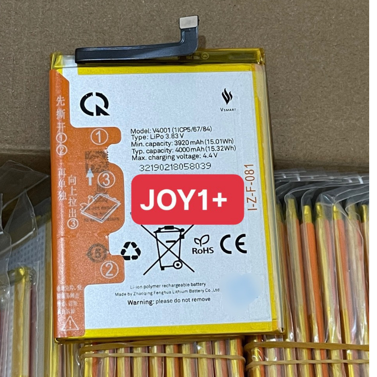 Pin Vsmart Joy1 Pin zin bảo hành 1 năm