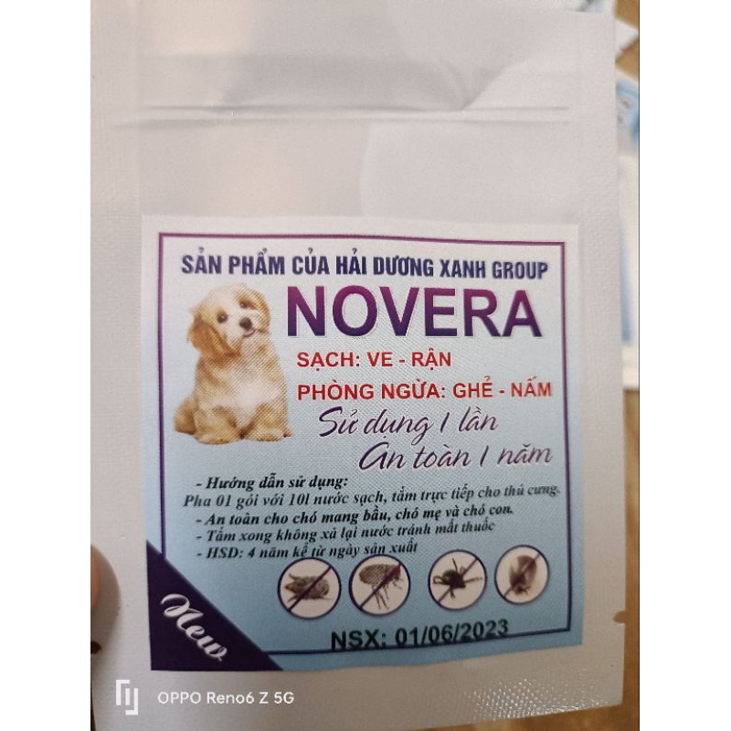 NOVERA  Đánh bay ve bọ chét ở chó mèo