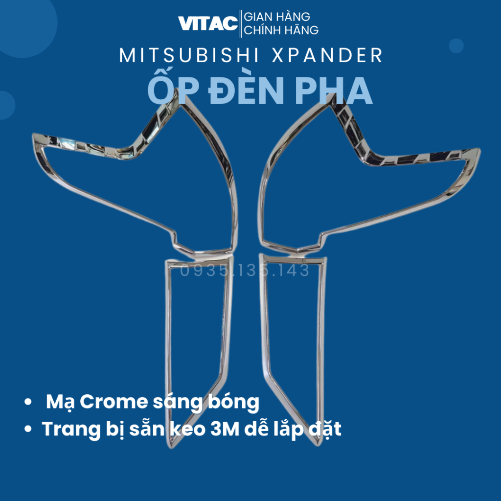 Ốp viền đèn trước sau Xpander 2022 2023