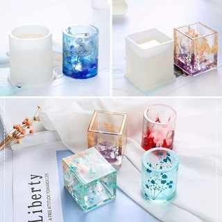 Khuôn silicon lọ cắm, chậu đựng thủ công đổ Resin,Jesmonite, thạch cao, xi măng, nến..