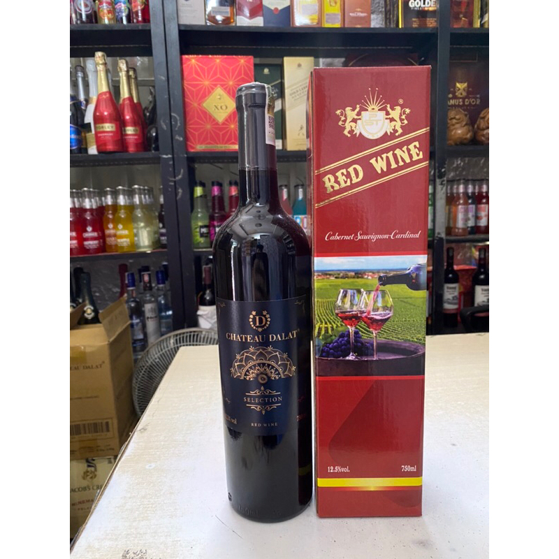 Vang Đà Lạt Chateau Dalat SELECTION 12% 750ml-Vang Đỏ