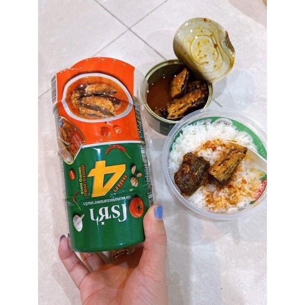 🐟 Cá Thu Hộp Chiên Sả Ớt Thái Lan Cay Roza 140g Thái 🇹🇭