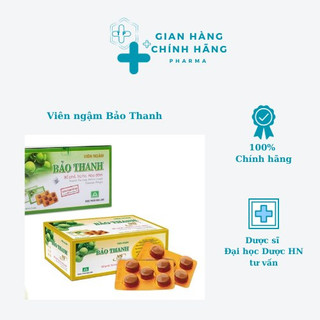 Viên ngậm Bảo Thanh có đường, không đường